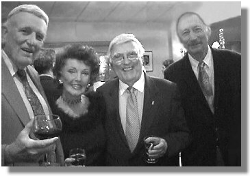 Ed Harvey & wife Marge Whiting, Ed Hurst & Ed Klein.  All members of the Broadcast Pioneers